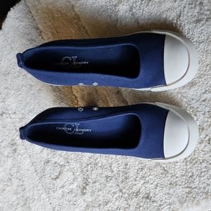 Chinese Laundry Blue Sneaker Heels
